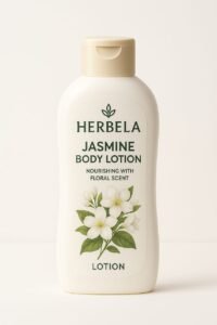 Herbela Jasmine Body Lotion  Nourishing Hydration Infused with the Timeless Scent of Jasmine