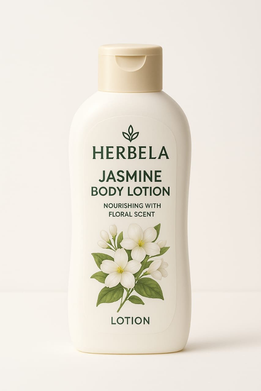 Herbela Jasmine Body Lotion Nourishing Hydration Infused with the Timeless Scent of Jasmine